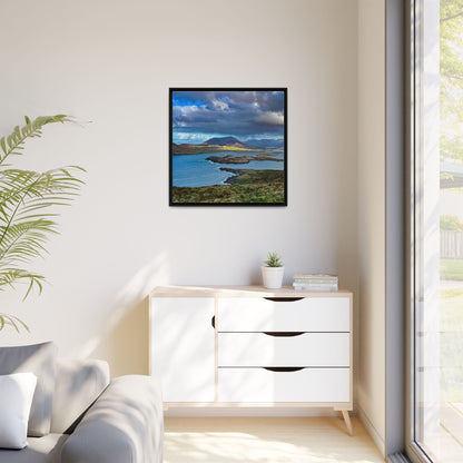 Unknown Mountain Matte Canvas, Framed (Multi-color)