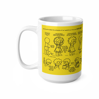 Lisa Cartoon Coffee Mug - Fun 11oz & 15oz Ceramic Cups
