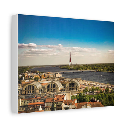 Riga TV Tower Matte Canvas, Stretched, 1.25"