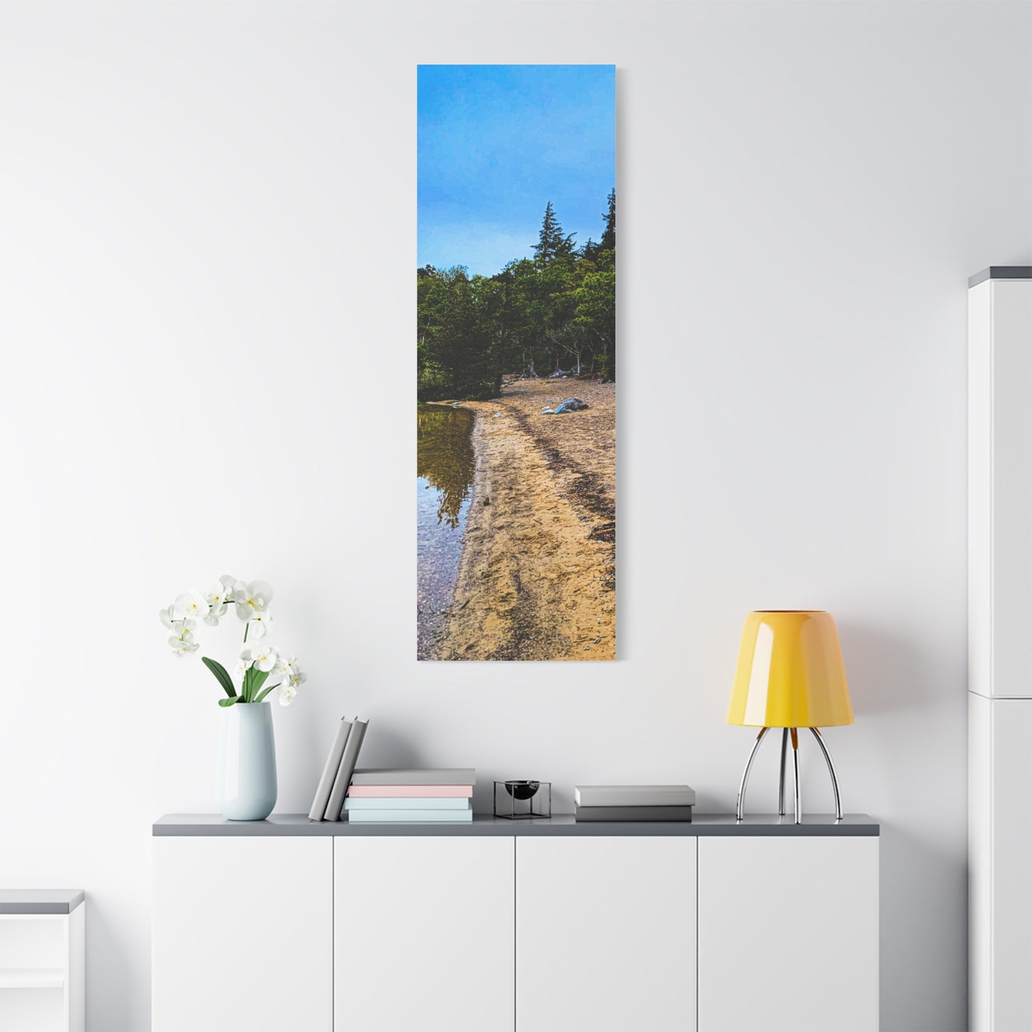 Muckross Lake Beach Matte Canvas, Stretched, 1.25"