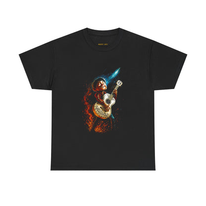Day of the Dead Guitarist T-Shirt — Día de los Muertos Guitar Skull Tee