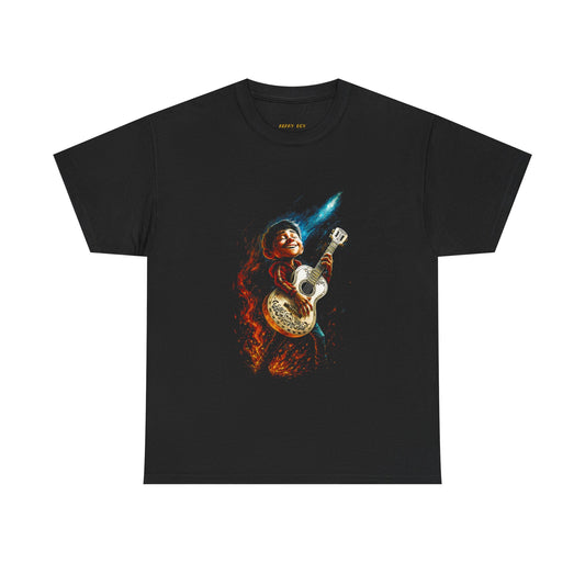 Day of the Dead Guitarist T-Shirt — Día de los Muertos Guitar Skull Tee
