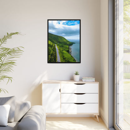 Ring of Kerry Drive Matte Canvas, Framed (Multi-color)