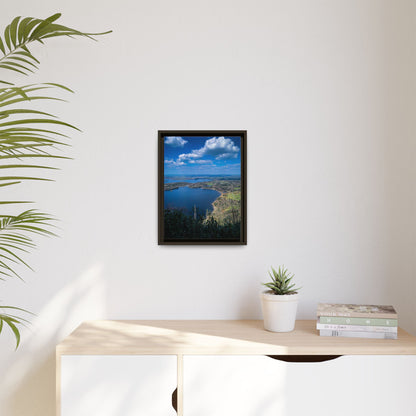 Kuckross Lake Matte Canvas, Framed (Multi-color)