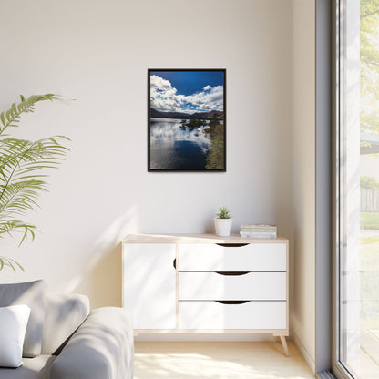 Lake Matte Canvas, Framed (Multi-color)