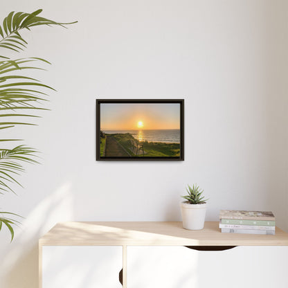 Sunset in Ballybunion 2 Matte Canvas, Framed (Multi-color)