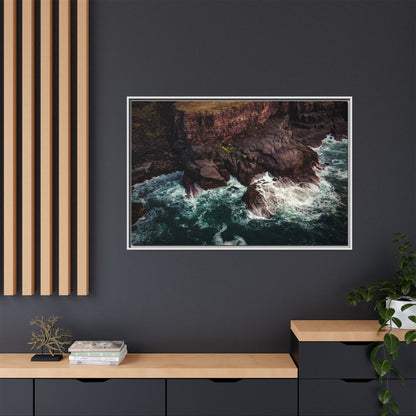Kerry Head Matte Canvas, Framed (Multi-color)