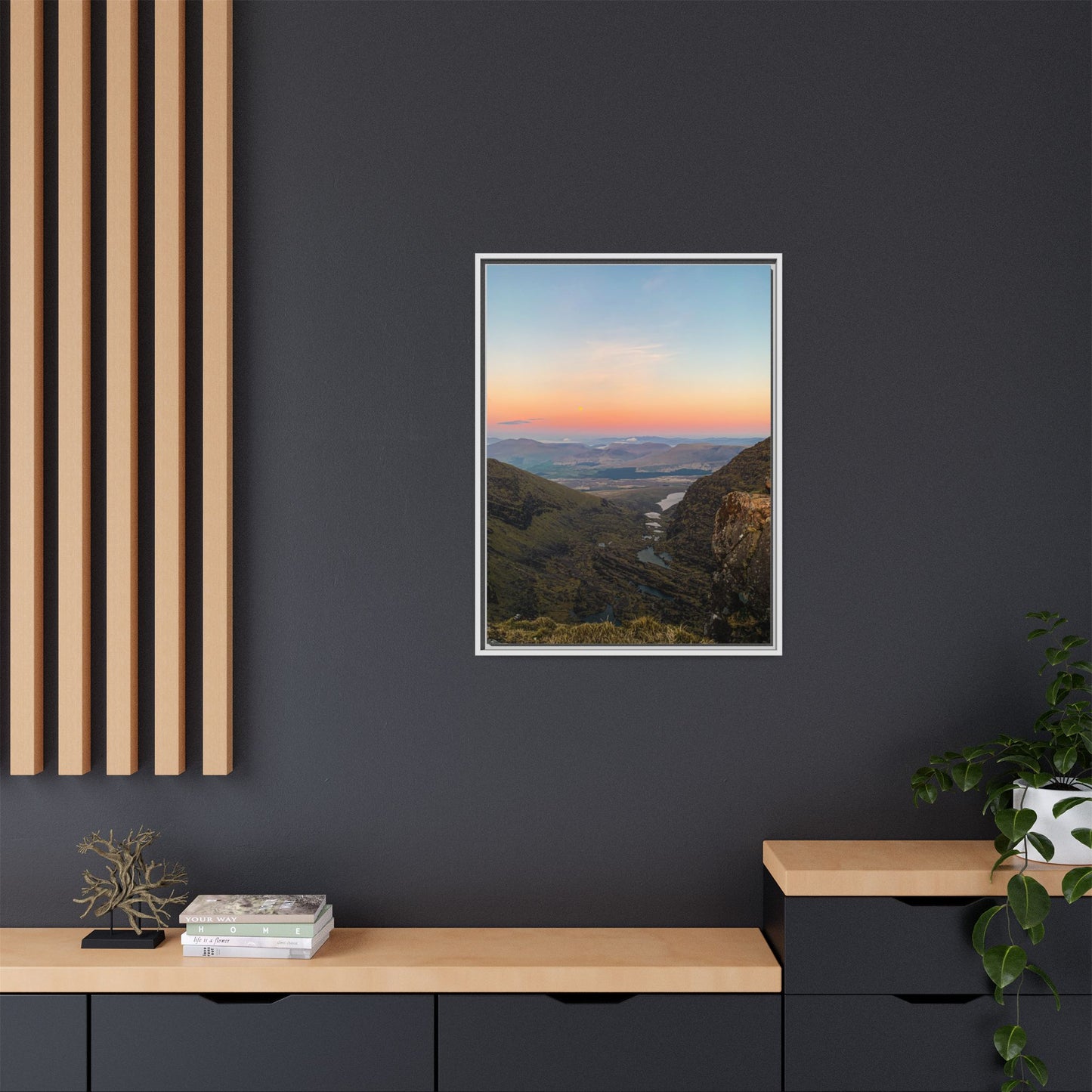 On The Way To Mount Brandon Matte Canvas, Framed (Multi-color)