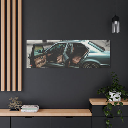 BMW 7 Matte Canvas, Stretched, 1.25"