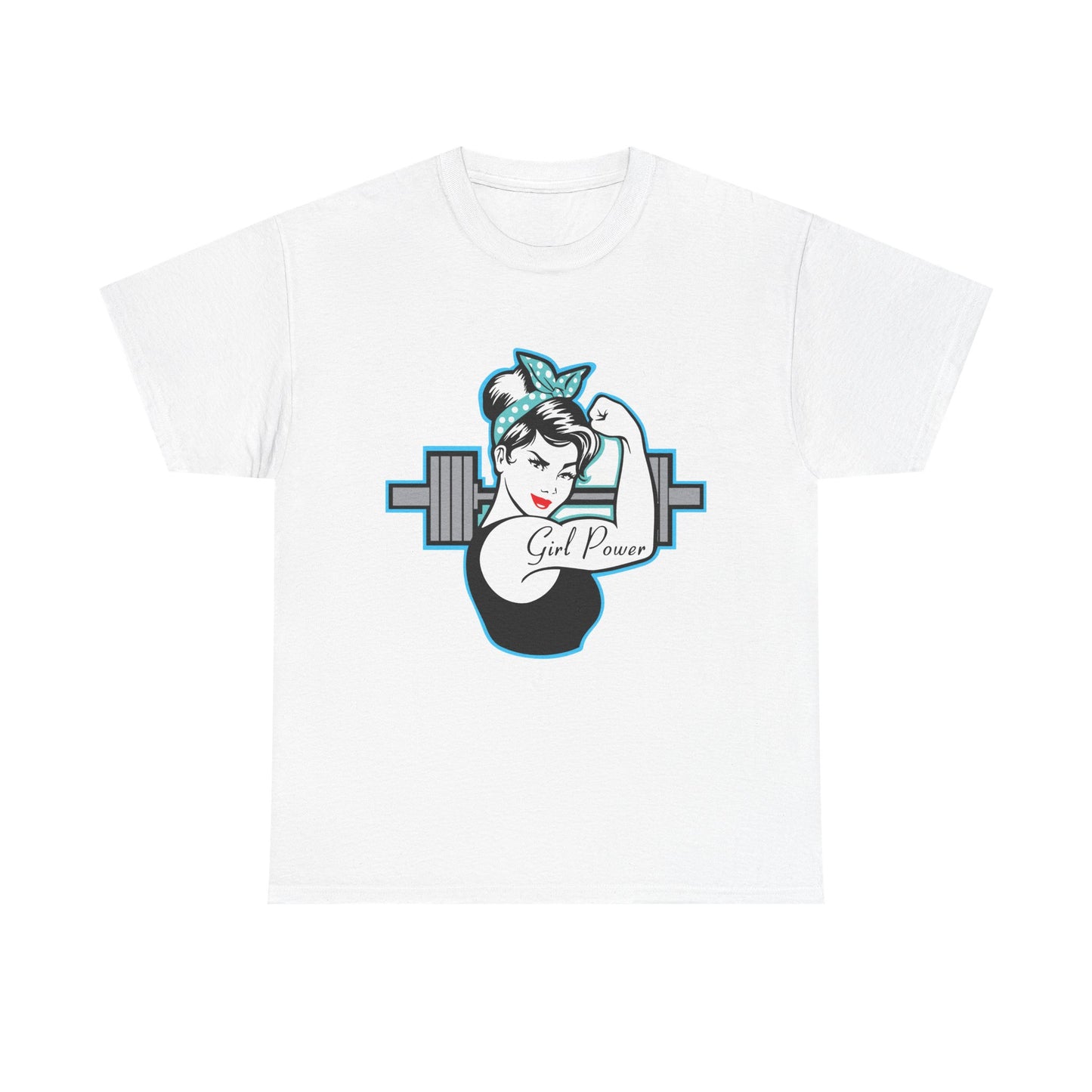 Empowering Girl Power Unisex Heavy Cotton Tee White