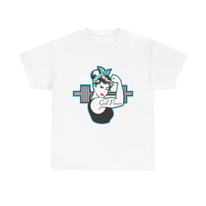 Empowering Girl Power Unisex Heavy Cotton Tee White