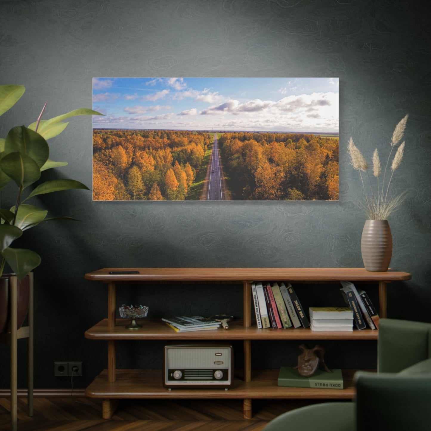 Somewhere in Lithuania Matte Canvas, Stretched, 1.25"