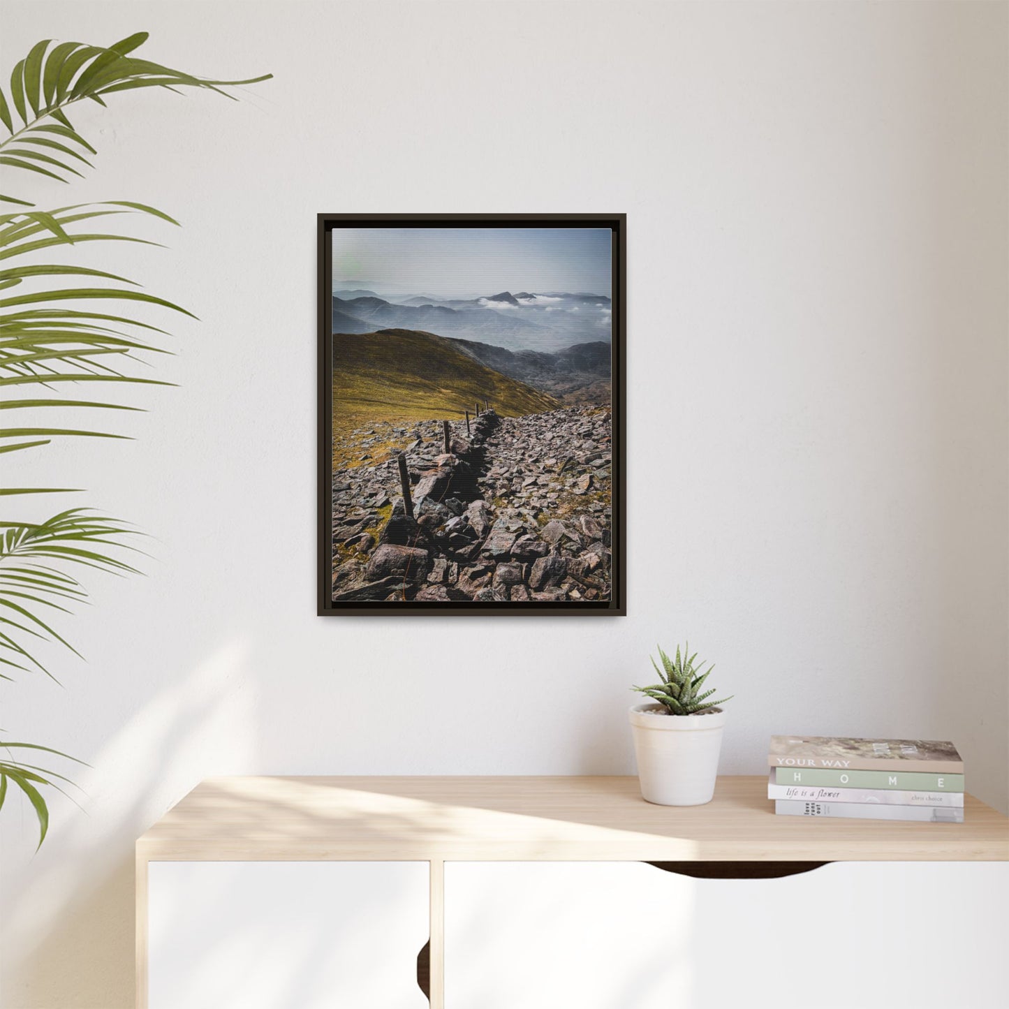 Wall Matte Canvas, Framed (Multi-color)