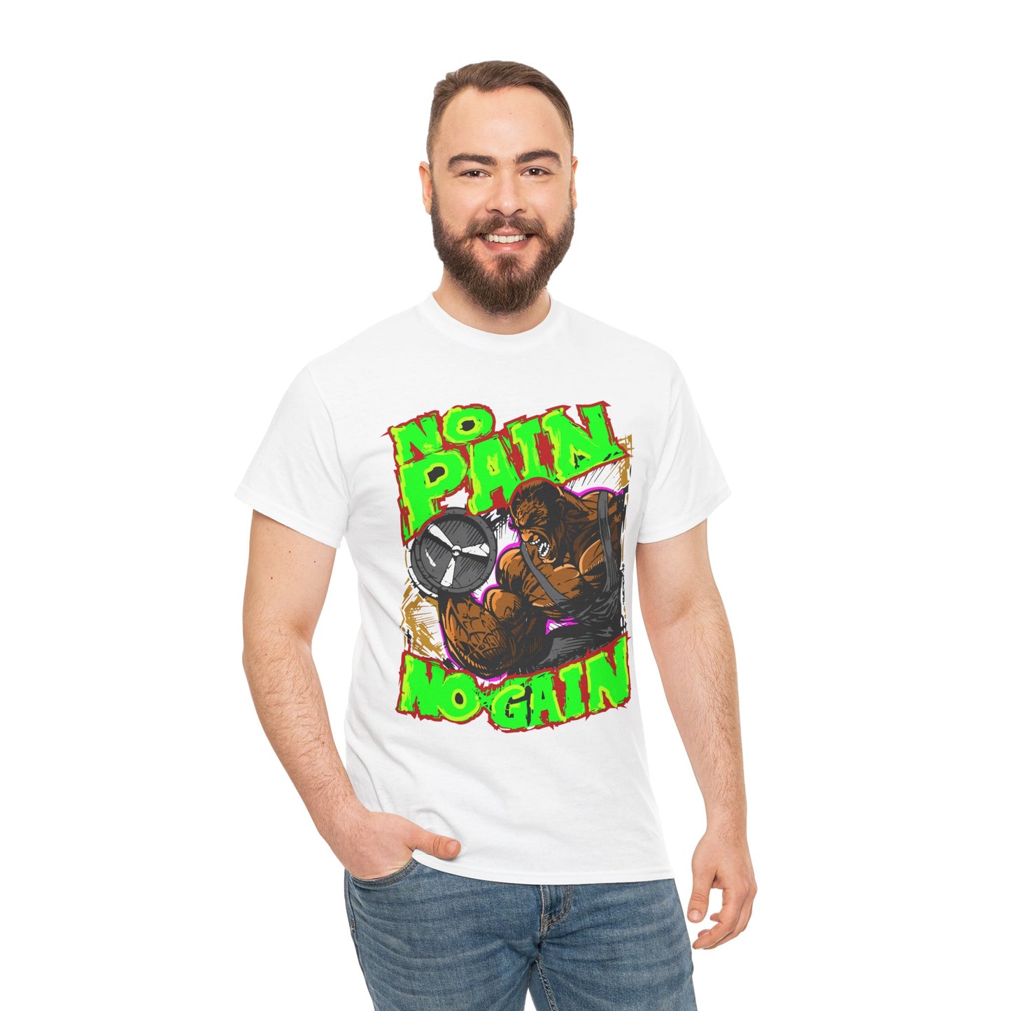 NOOO PAIIN Unisex Heavy Cotton Tee