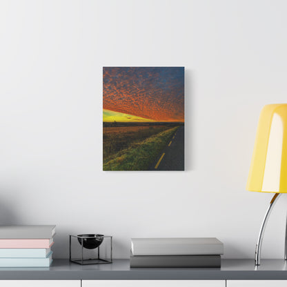 Cloudy Sunset Matte Canvas, Stretched, 1.25"