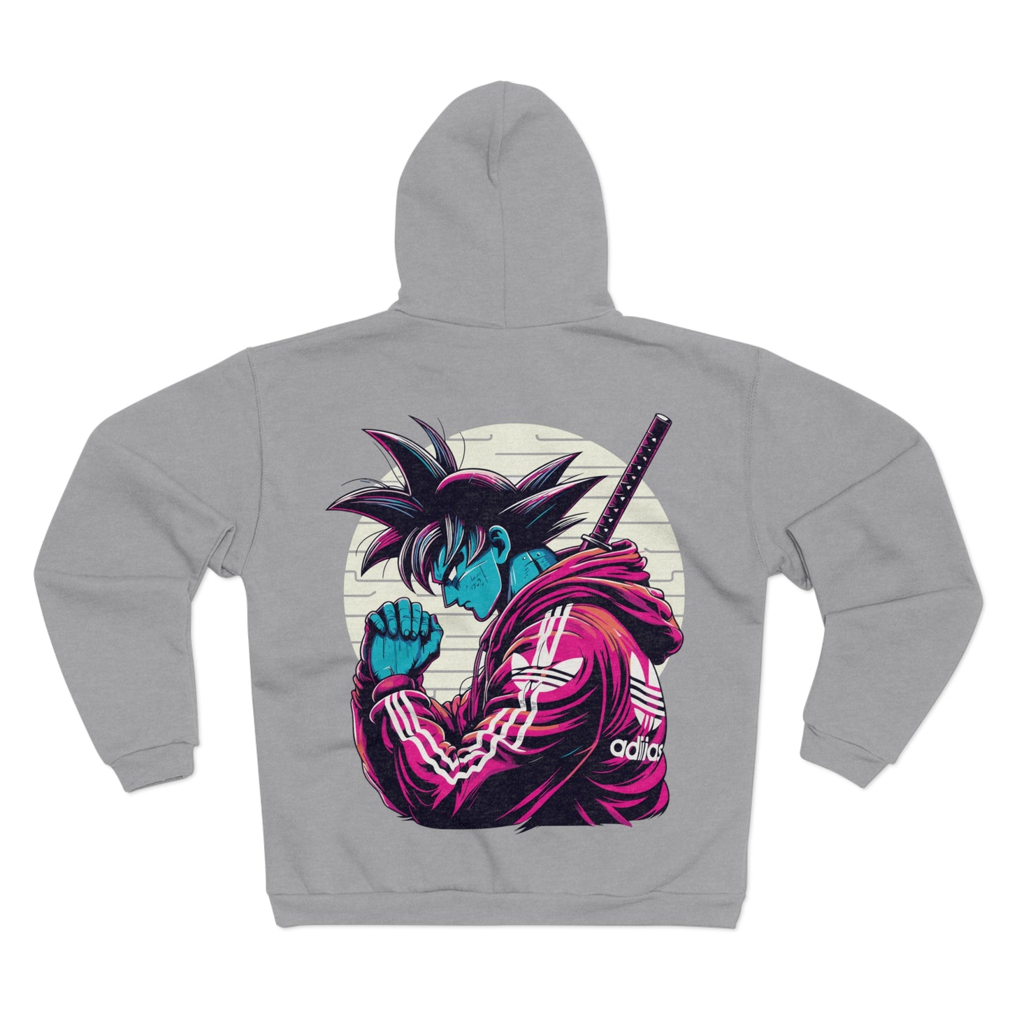 San Say Goku Unisex Hooded Zip Sweatshirt