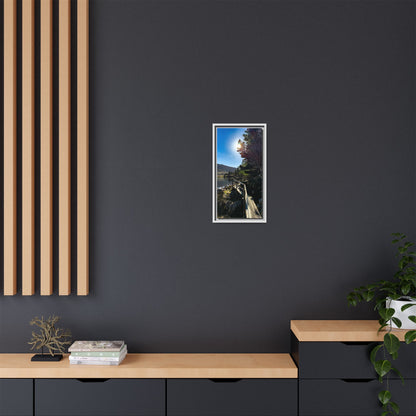 Glanteenassig Trail Matte Canvas, Framed (Multi-color)