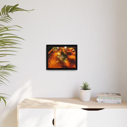 Listowel Church Matte Canvas, Framed (Multi-color)