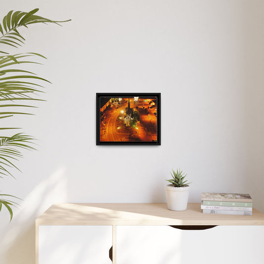 Listowel Church Matte Canvas, Framed (Multi-color)