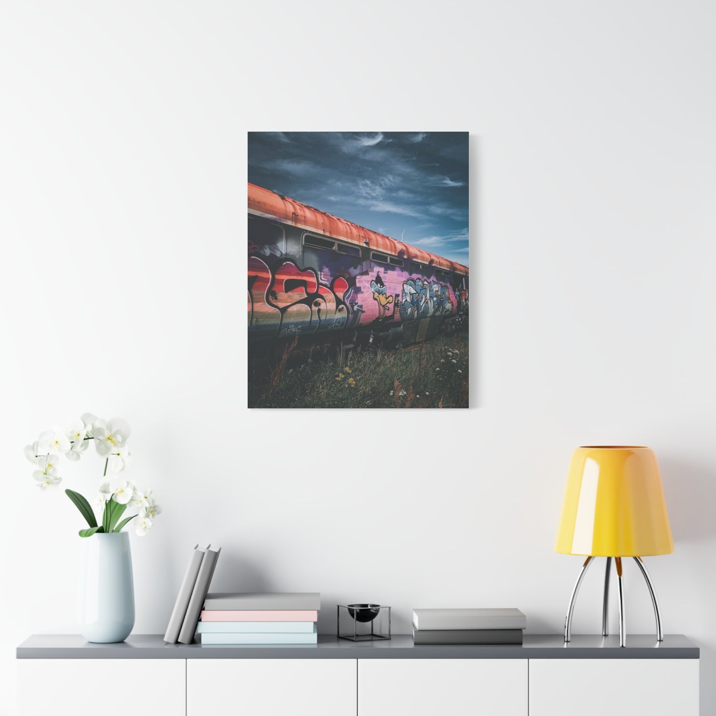 Night Train Matte Canvas, Stretched, 1.25"