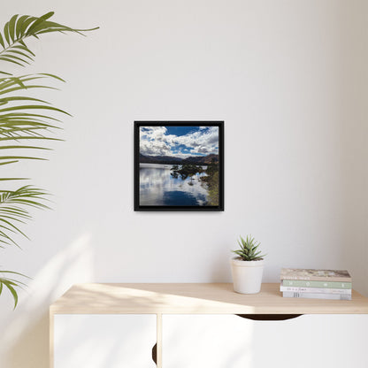 Lake Matte Canvas, Framed (Multi-color)