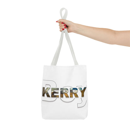 Kerry Boy White Tote Bag (AOP)