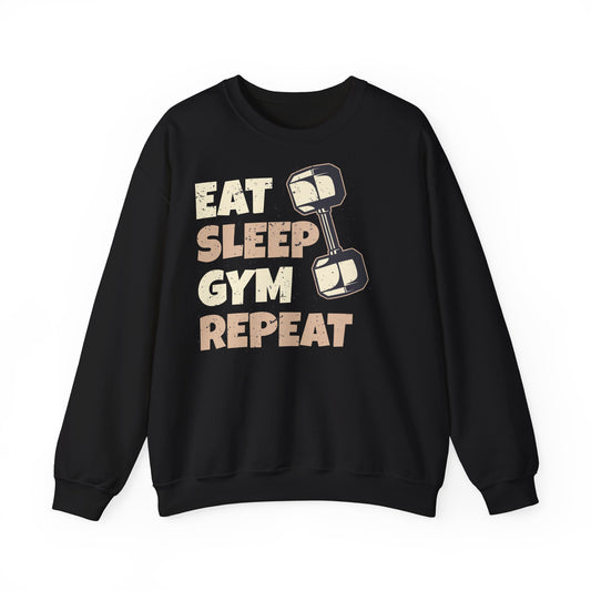 'Eat Sleep Gym Repeat' Unisex Heavy Blend™ Crewneck Sweatshirt