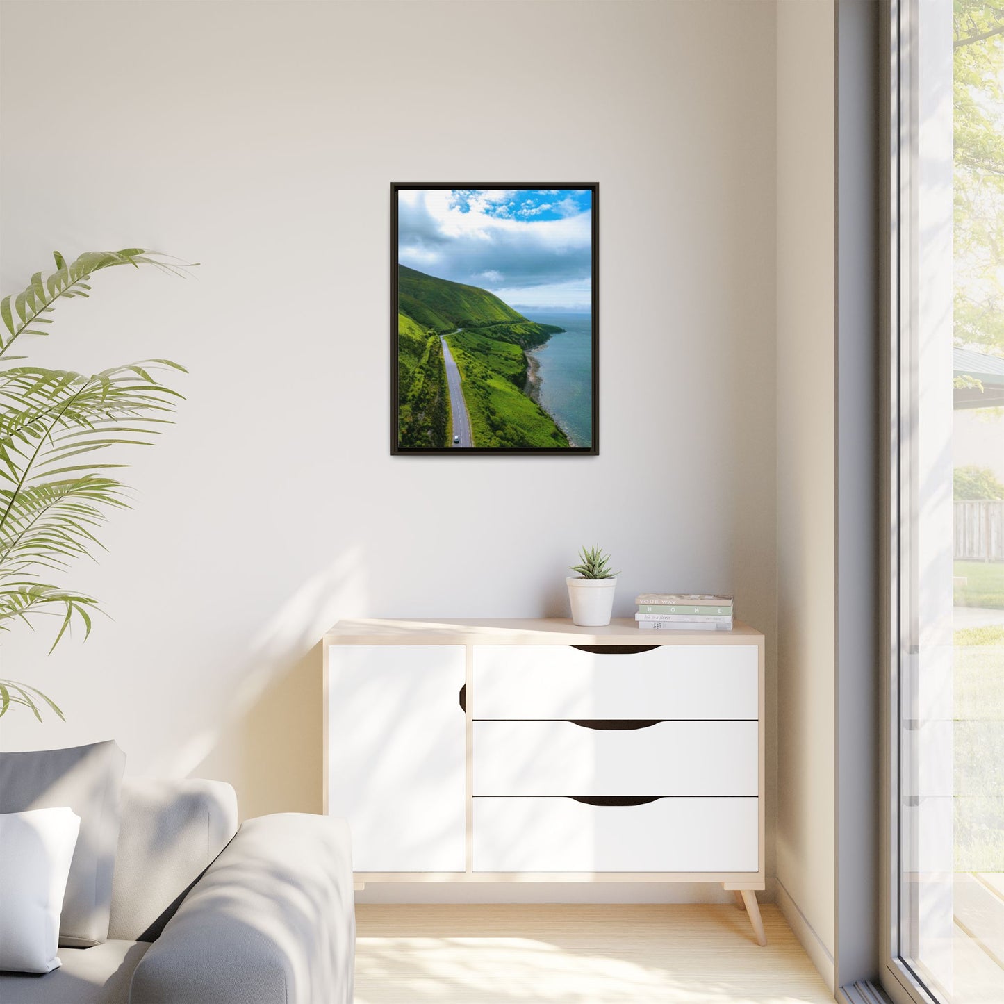 Ring of Kerry Drive Matte Canvas, Framed (Multi-color)