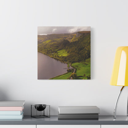 Sruth in Aghadh an Aird or The devil's Chimney Matte Canvas, Stretched, 1.25"