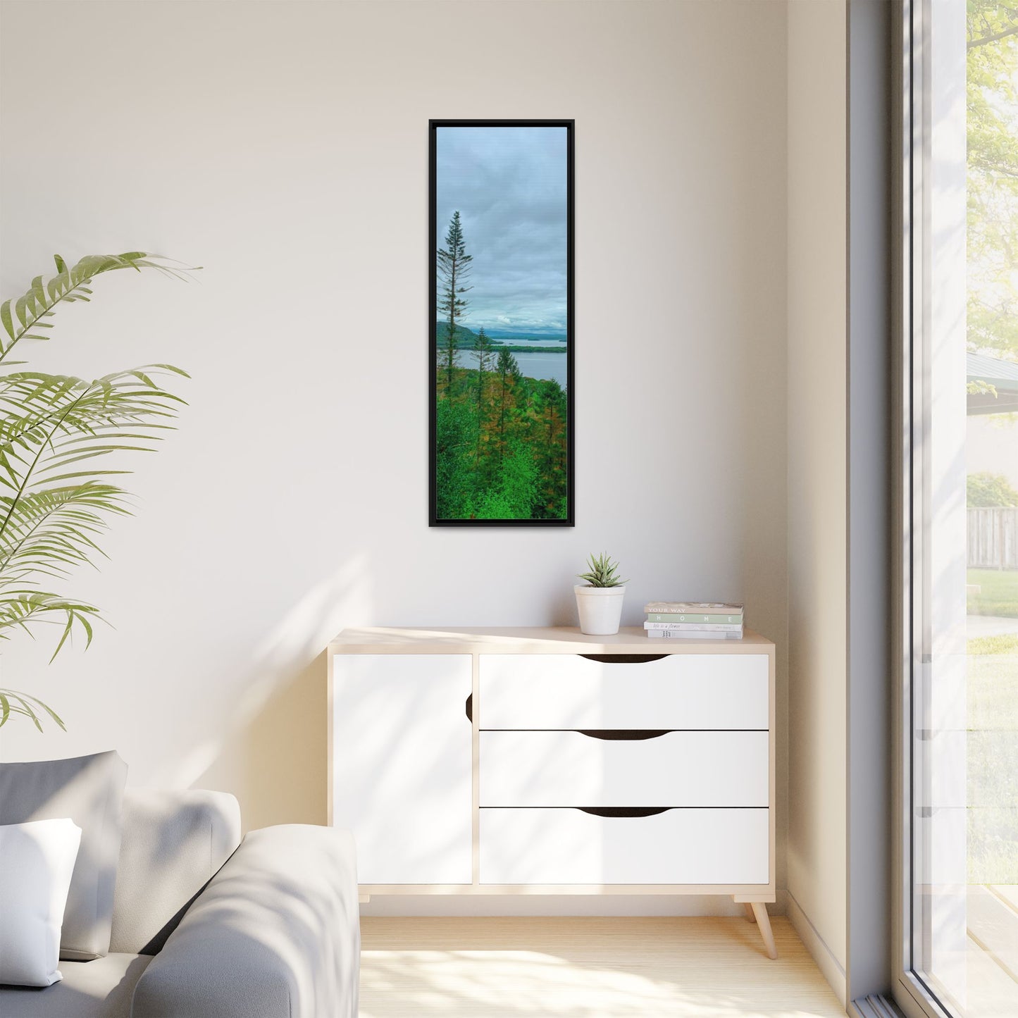 Torc Mountain Trail 2 Matte Canvas, Framed (Multi-color)