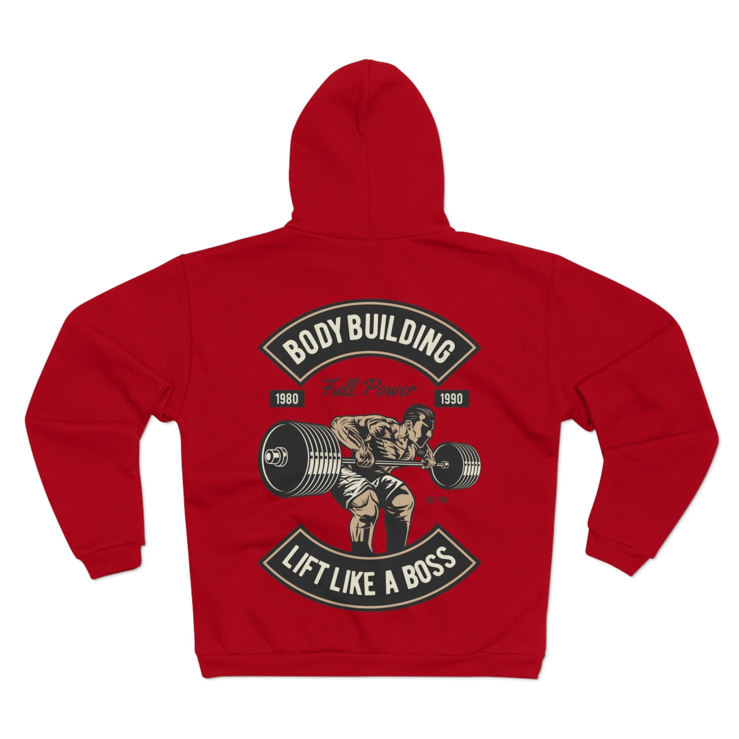 Lift Like a Boss Bodybuilding - Unisex Hooded Zip Sweatshirt
