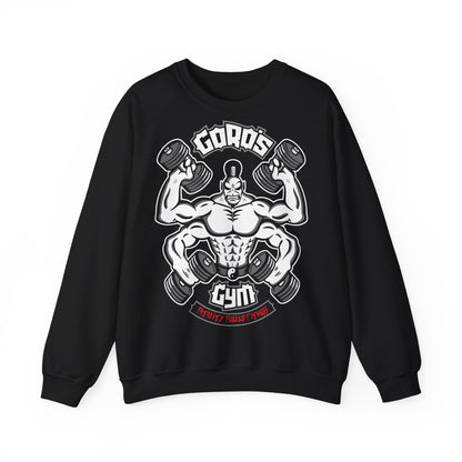 Gym Motivation Crewneck Sweatshirt - Perfect for Fitness Enthusiasts Black
