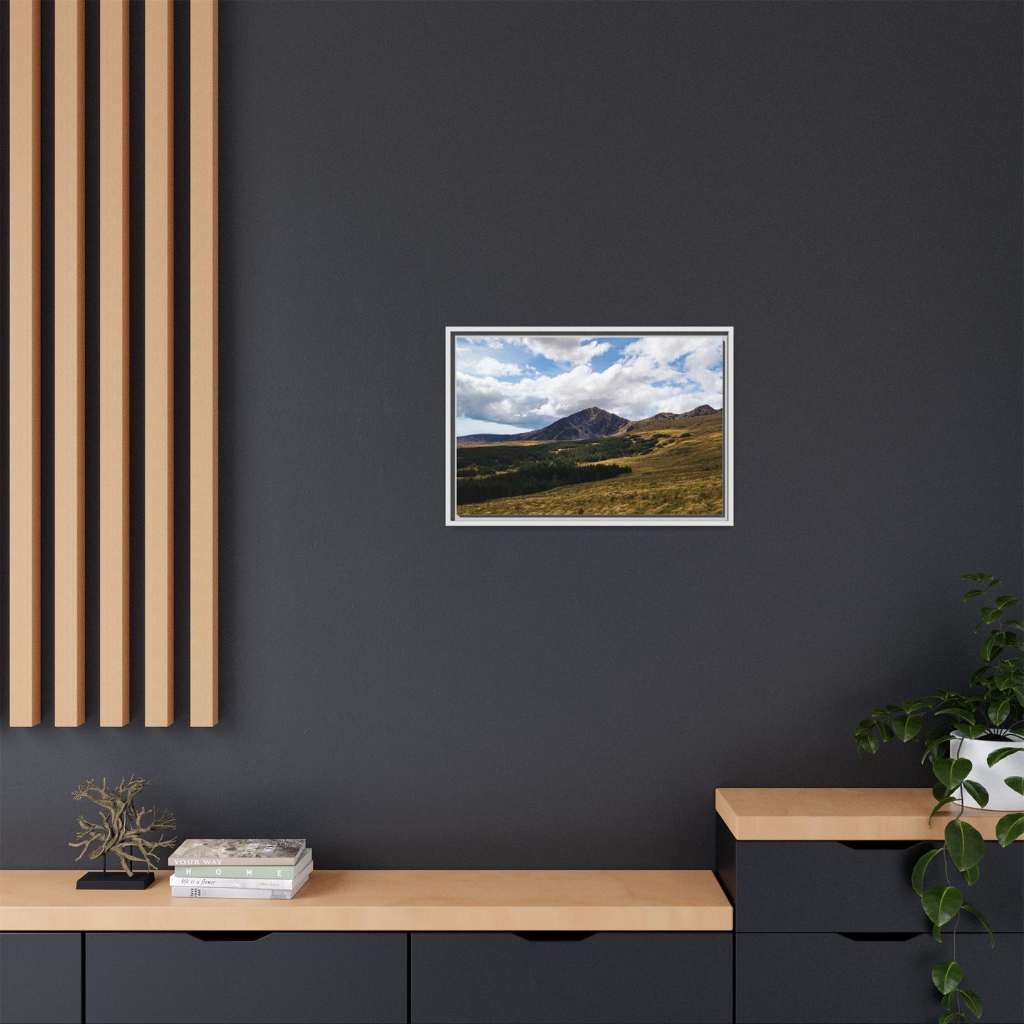 Mount Brandon Matte Canvas, Framed (Multi-color)