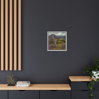 Halfway to Carrauntoohil Matte Canvas, Framed (Multi-color)