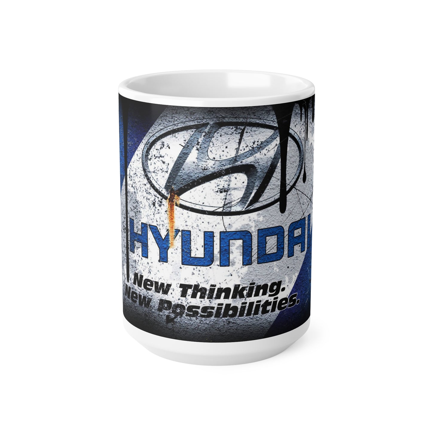 Hyundai Graffiti Coffee Mug - 11oz & 15oz - Urban Vibe for Car Enthusiasts