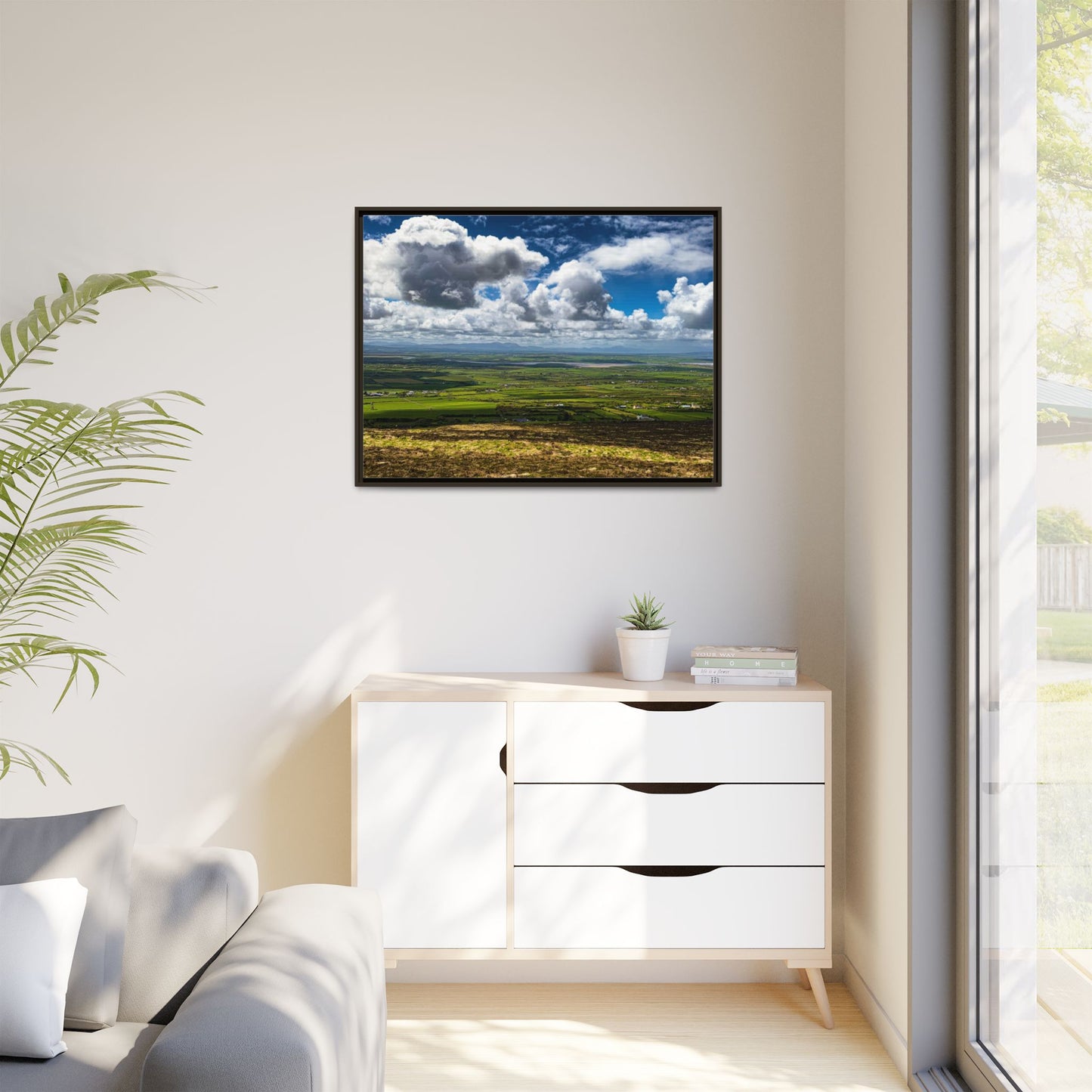 Kerry Panorama Matte Canvas, Framed (Multi-color)