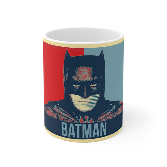 Batman Ceramic Coffee Cup - 11oz & 15oz - Vintage Superhero Mug for Fans