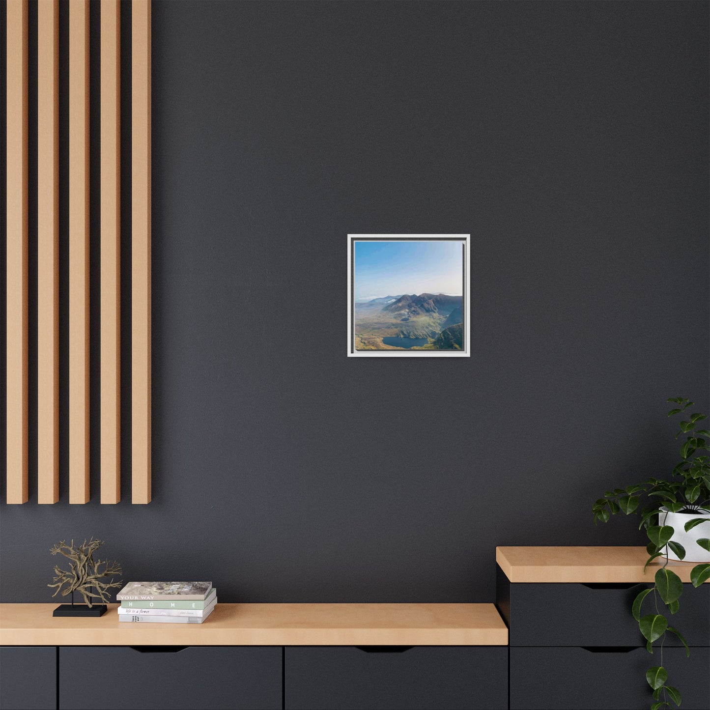 MacGillycuddy's Reeks Matte Canvas, Framed (Multi-color)