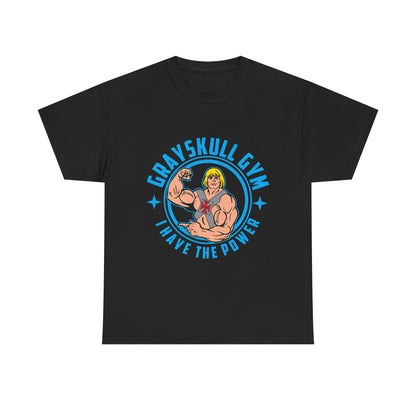 Grayskull Gym Unisex Heavy Cotton Tee - I Have The Power Black