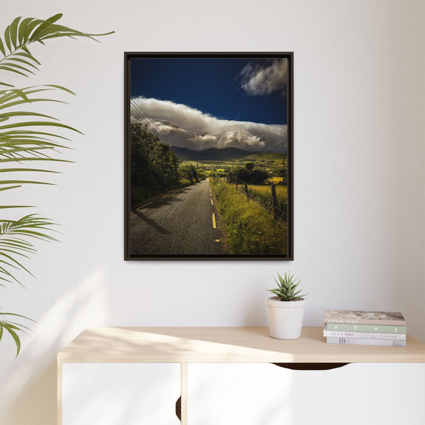 Somewhere In Kerry Matte Canvas, Framed (Multi-color)