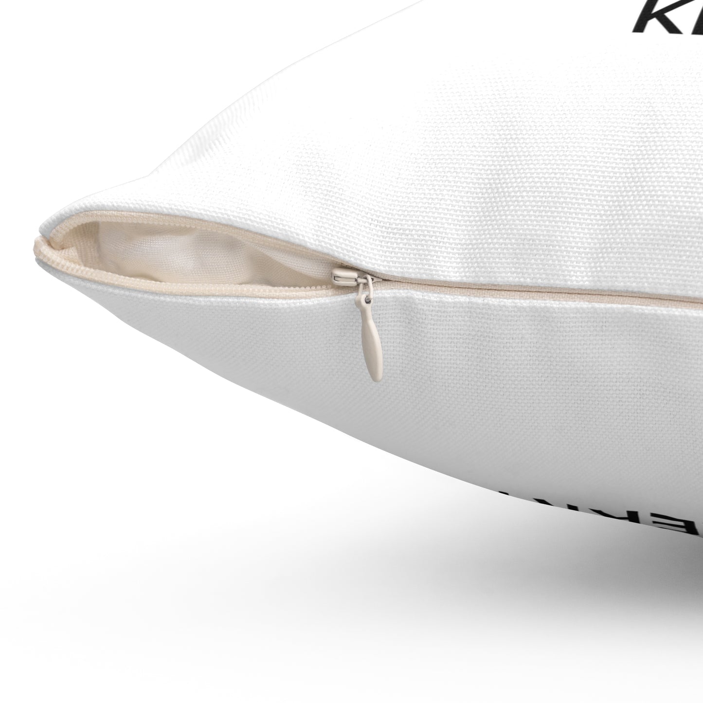 Kerry Spun Polyester Square Pillow White Edition 2 Sizes