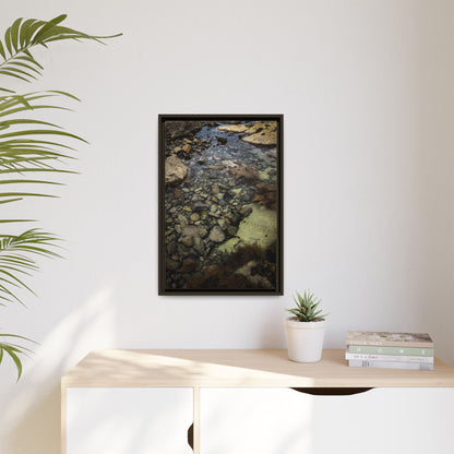 Rocks Matte Canvas, Framed (Multi-color)