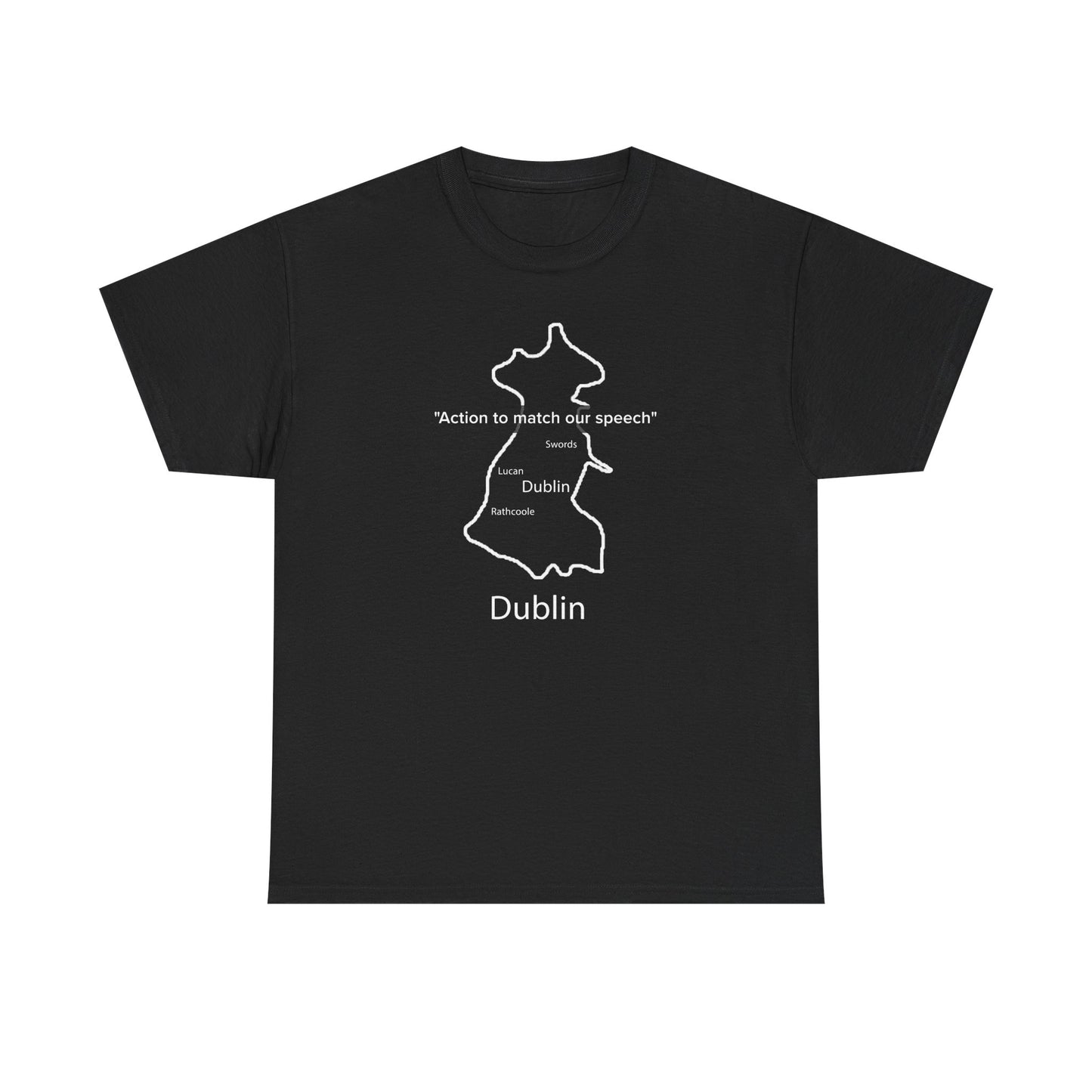 Dublin Unisex Heavy Cotton T-Shirt Black Edition