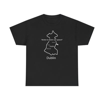 Dublin Unisex Heavy Cotton T-Shirt Black Edition