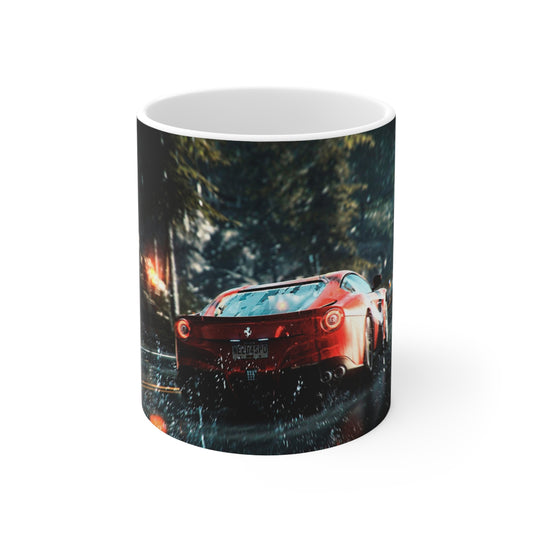 Need for Speed Ceramic Coffee Mug - 11oz & 15oz Racing Design