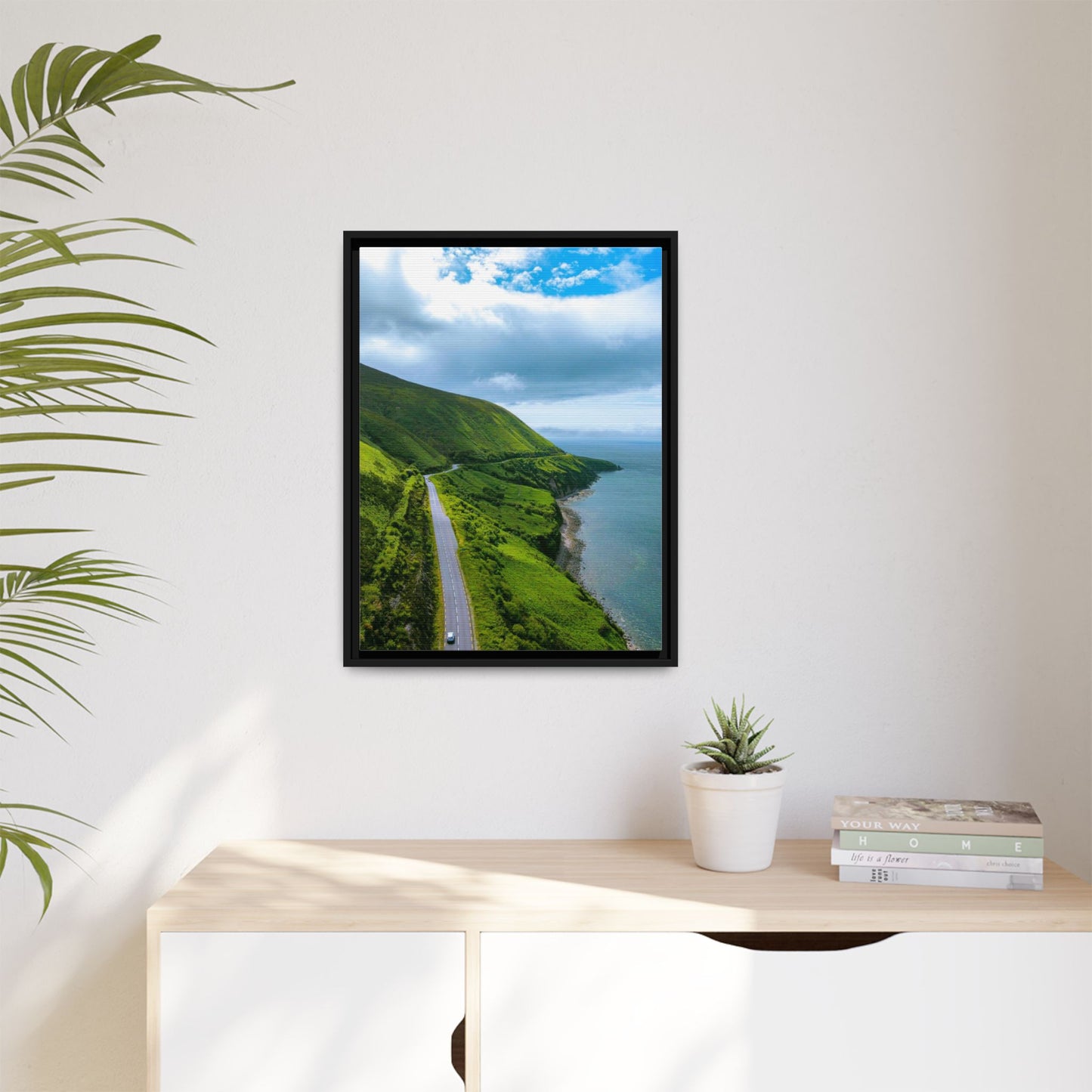 Ring of Kerry Drive Matte Canvas, Framed (Multi-color)