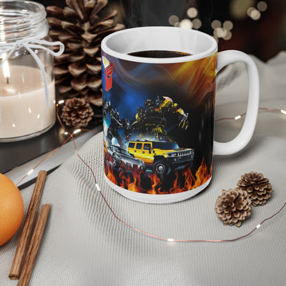 Transformers Ceramic Coffee Cup - 11oz & 15oz | Perfect Gift for Fans!