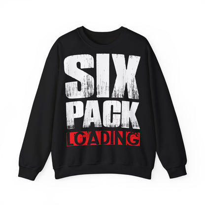Six Pack Loading Unisex Heavy Blend™ Crewneck Sweatshirt - Perfect Gift for Gym Lovers