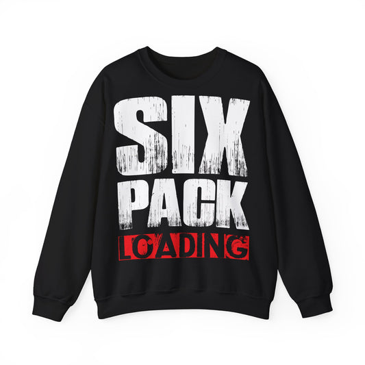 Six Pack Loading Unisex Heavy Blend™ Crewneck Sweatshirt - Perfect Gift for Gym Lovers