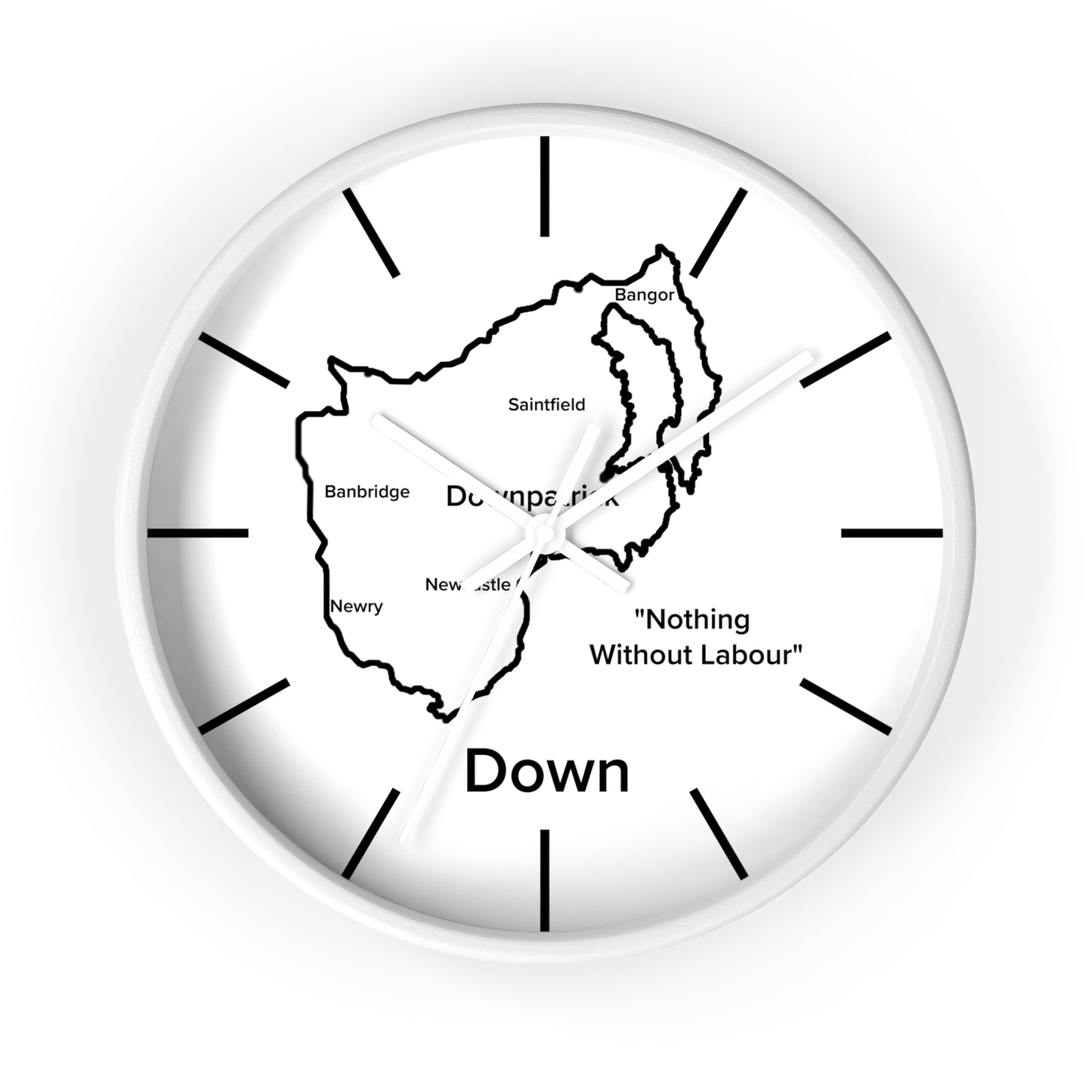 Down County Wall Clock